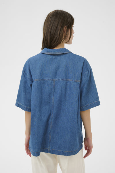 AmelaPW SH Medium Blue Denim - 300156 - 30310381 Thumbnail