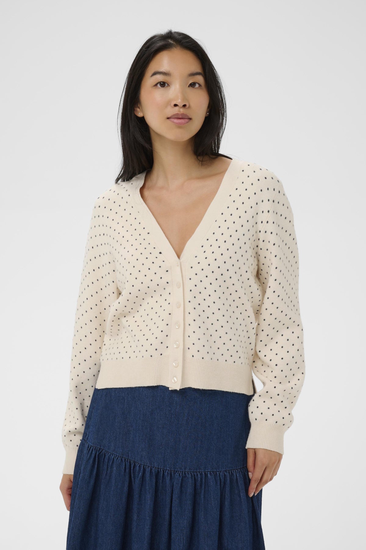 AnessaPW CA Dark Navy Dot Print - 304782 - 30310394