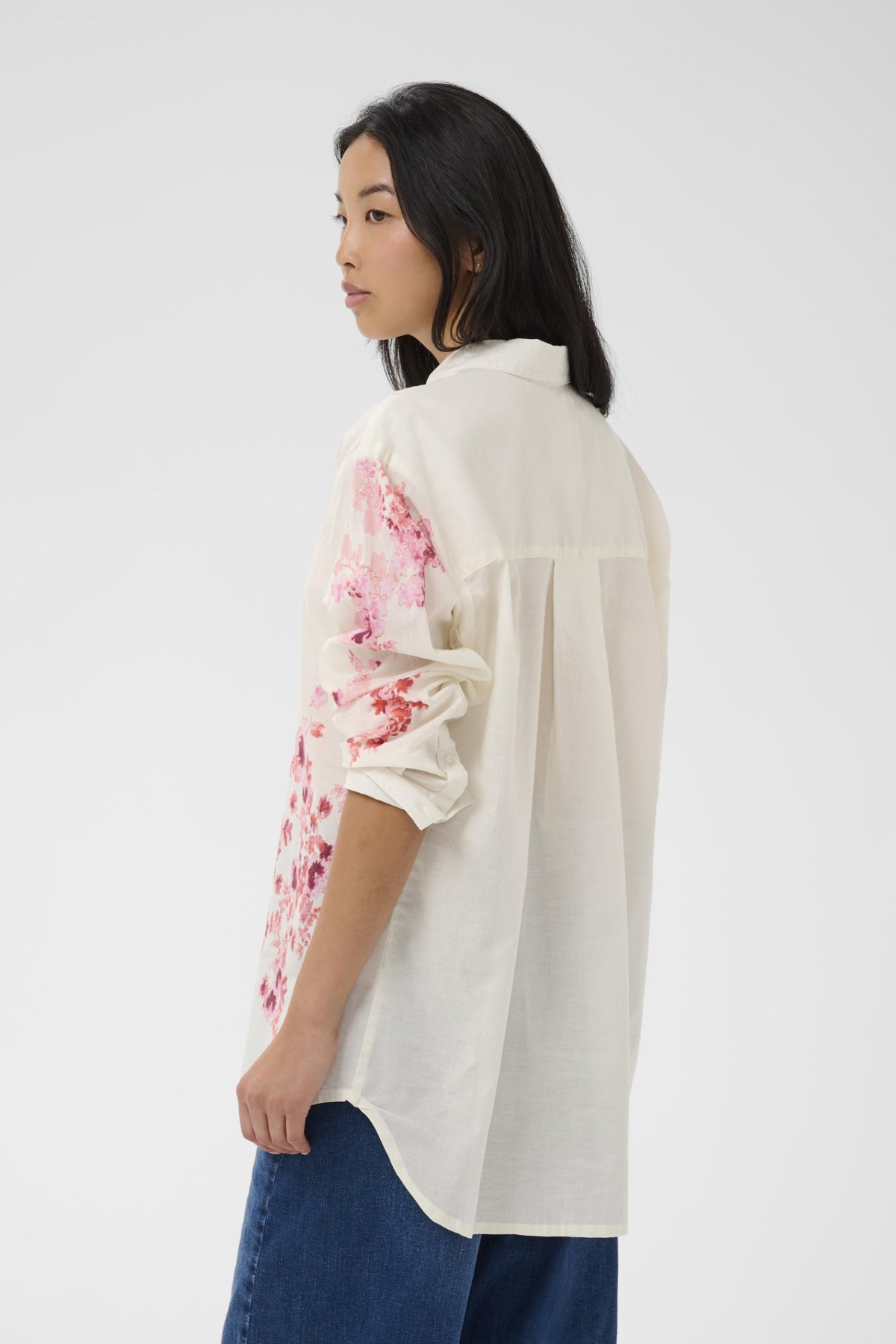 AleiaPW SH Pink Shadow Flower Print - 304 - 30310426