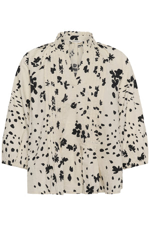 AlettaPW BL Black Dot Flower Print - 30473 - 30310470