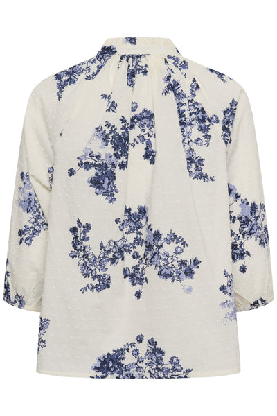 AlettaPW BL Blue Shadow Flower Print - 304 - 30310470 Thumbnail
