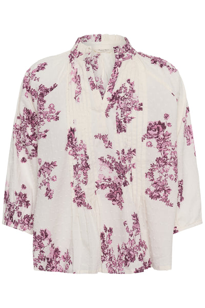 AlettaPW BL Pink Shadow Flower print - 305 - 30310470 Thumbnail