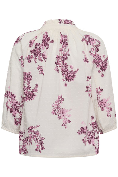 AlettaPW BL Pink Shadow Flower print - 305 - 30310470 Thumbnail