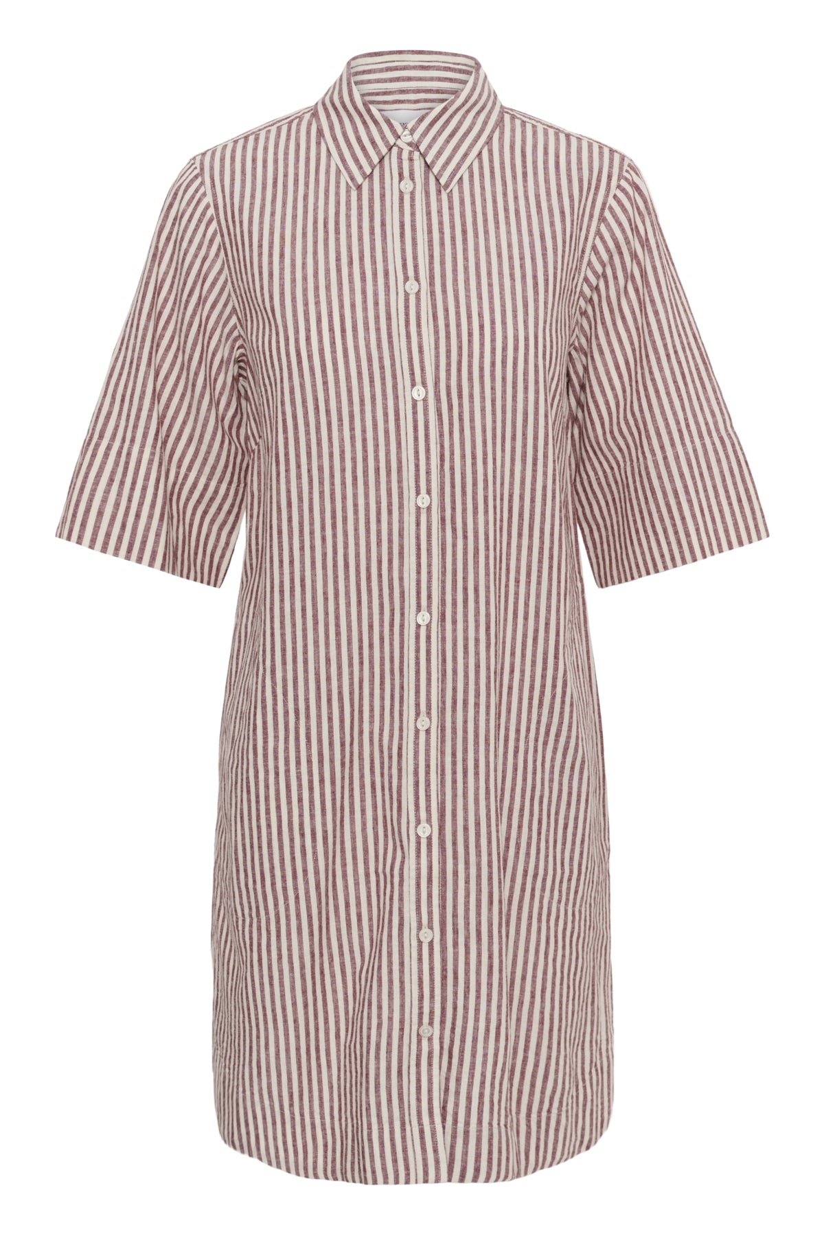 BerritPW Klänning Burnt Russet Stripe - 304944 - 30310539