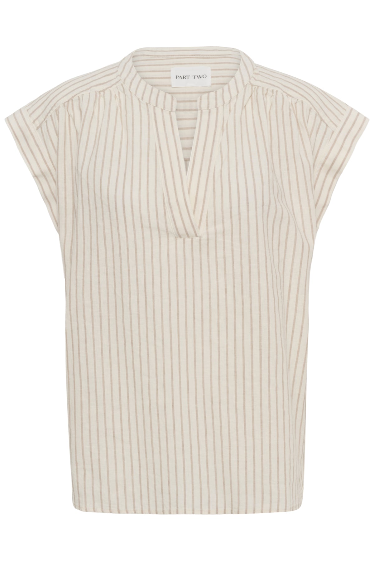 BettinaPW Blus Neutral Stripe - 304943 - 30310540