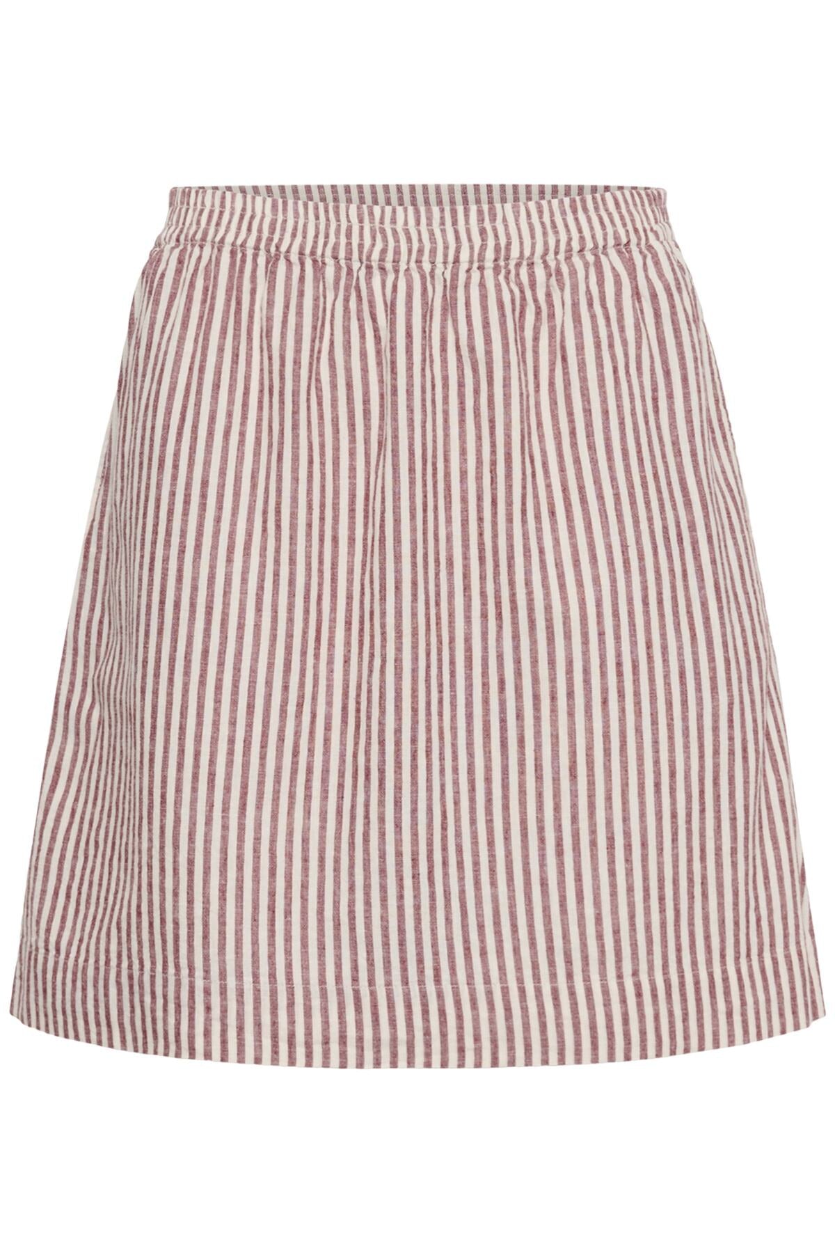 BirgittPW Kjol Burnt Russet Stripe - 304944 - 30310543