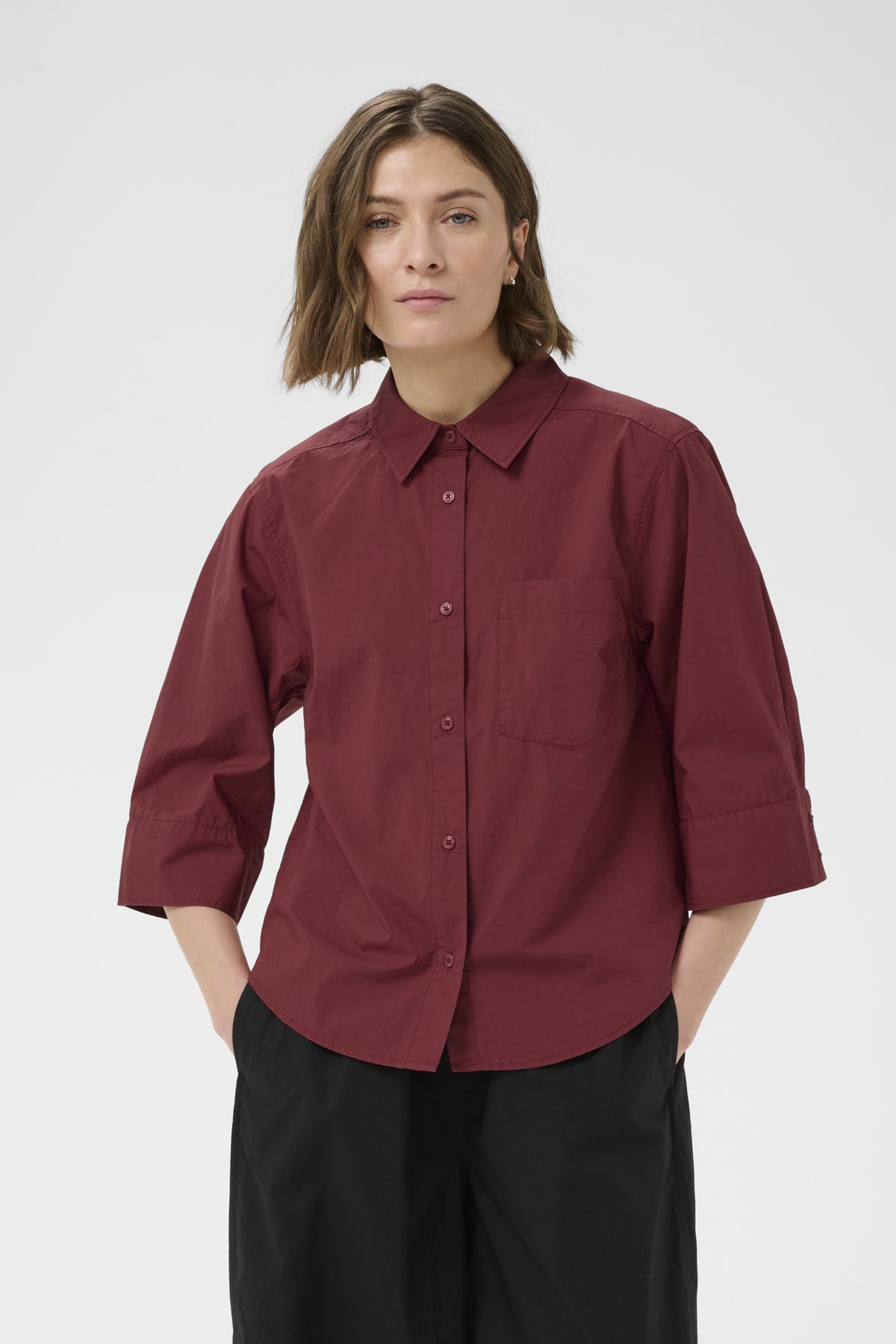 BotillaPW Skjorta Burnt Russet - 191530 - 30310547