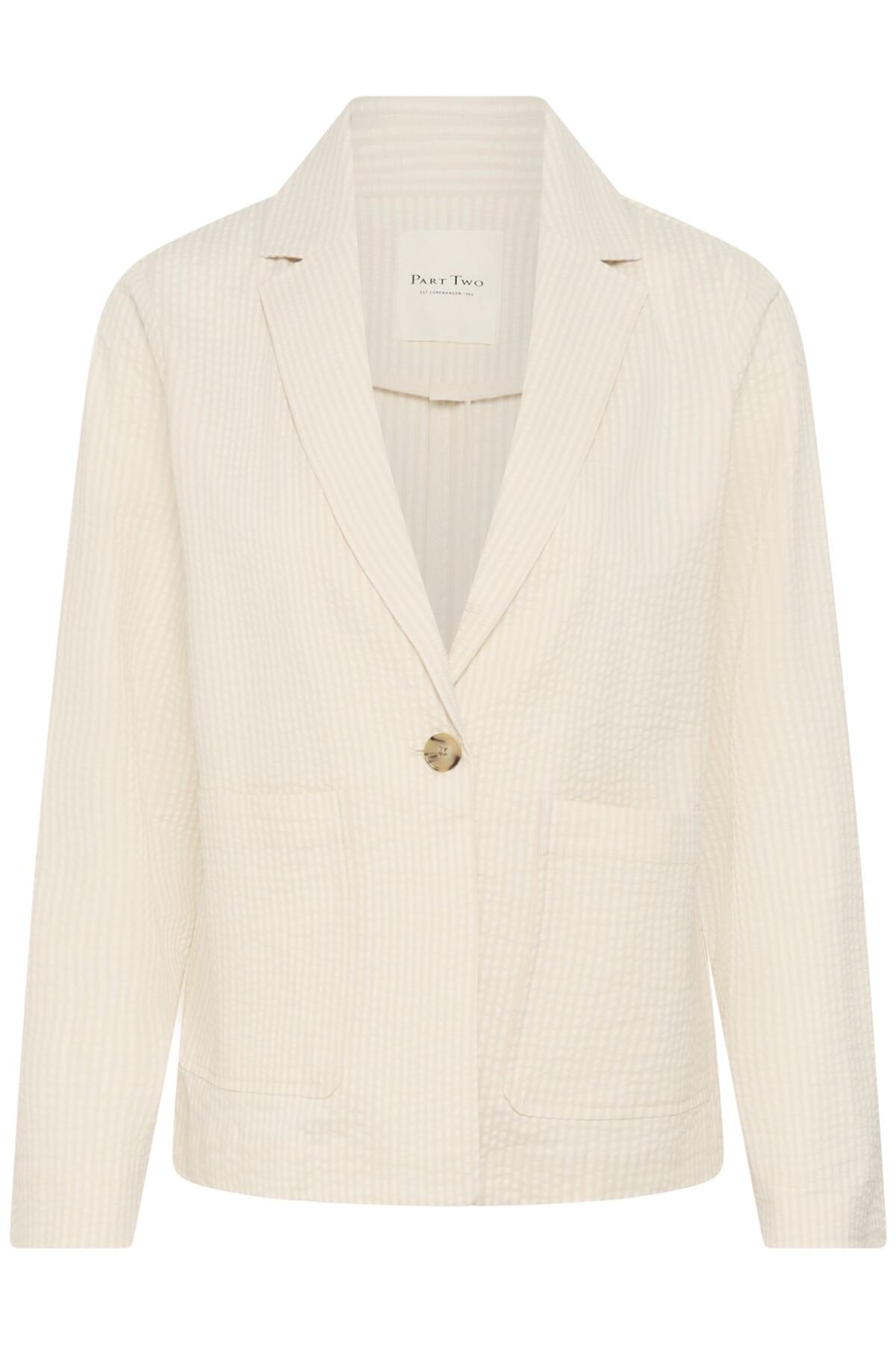BriddiPW Jacka Whisper White Stripe - 304952 - 30310550