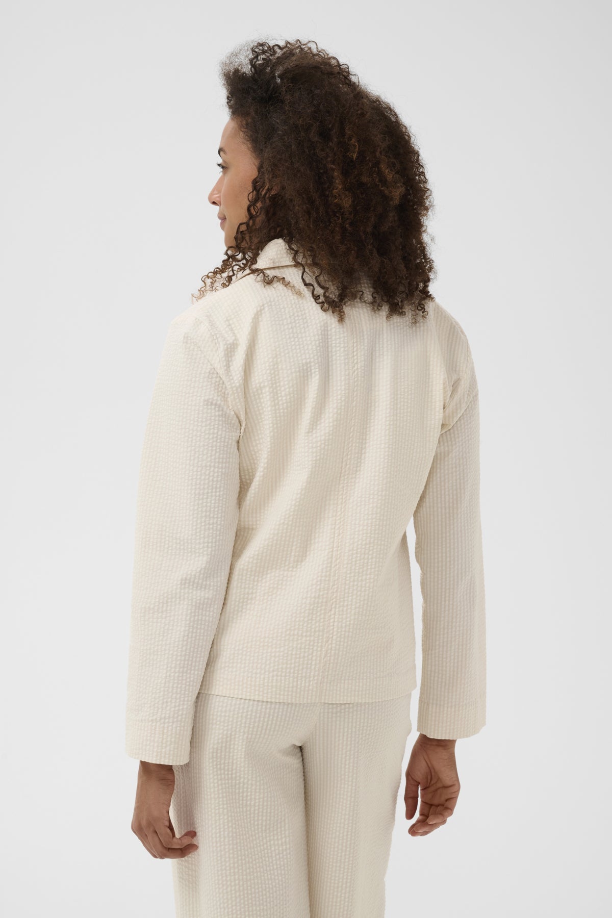 BriddiPW Jacka Whisper White Stripe - 304952 - 30310550