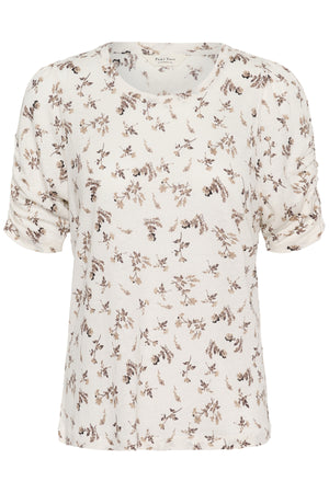 BrizettePW T-shirt Neutral Bouquet Print - 304939 - 30310567