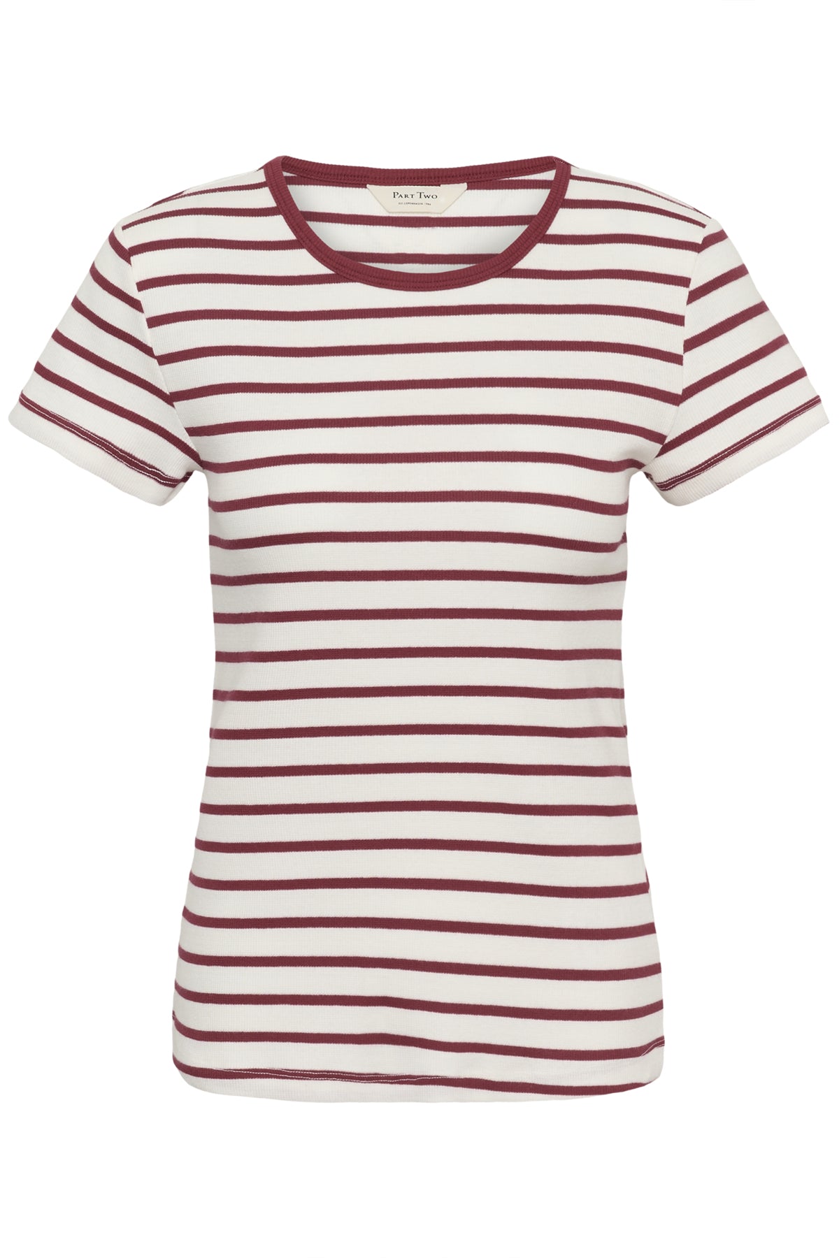 RochellePW T-shirt Burnt Russet Stripe - 304934 - 30310589