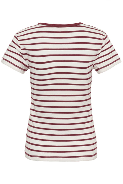 RochellePW T-shirt Burnt Russet Stripe - 304934 - 30310589 Thumbnail