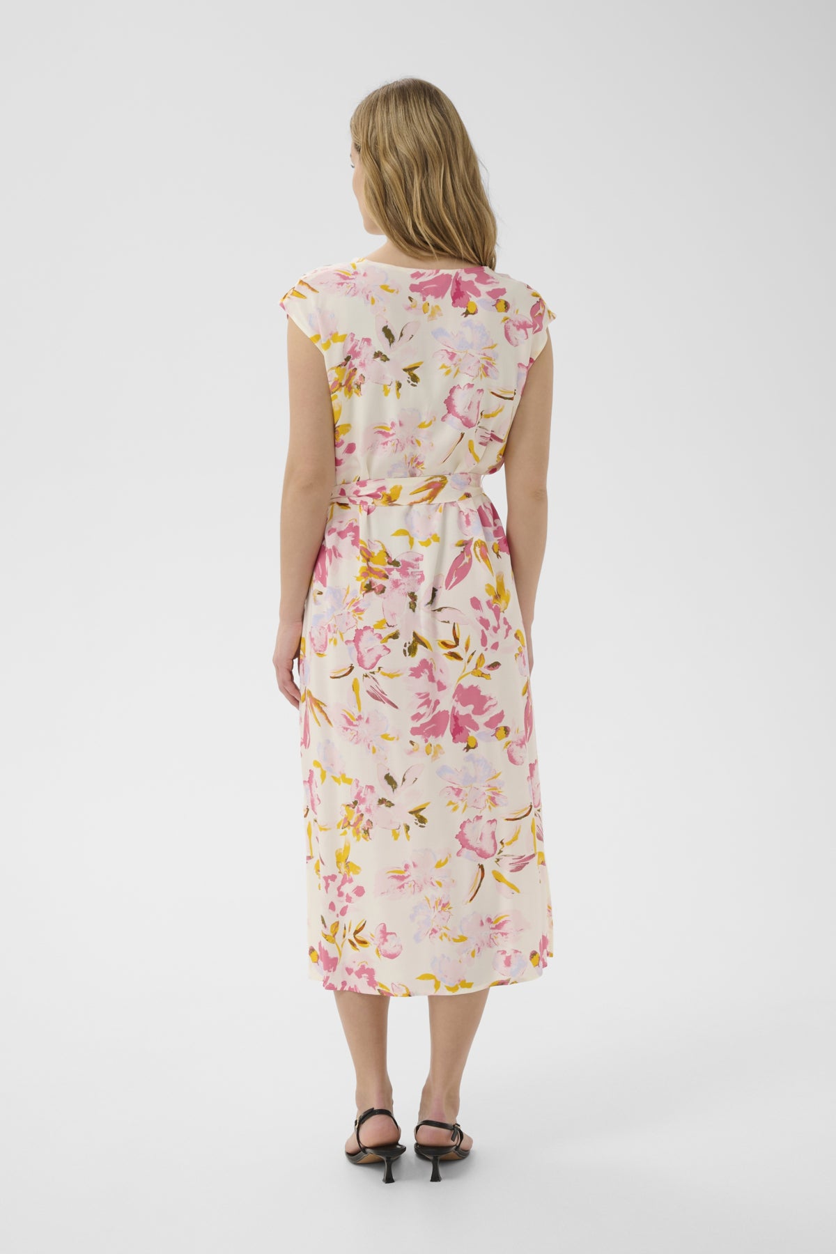 BolenePW Klänning Peach Blossom Akvarelltryck - 30310592