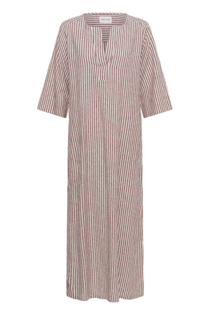 BerylPW Klänning Burnt Russet Stripe - 304944 - 30310614