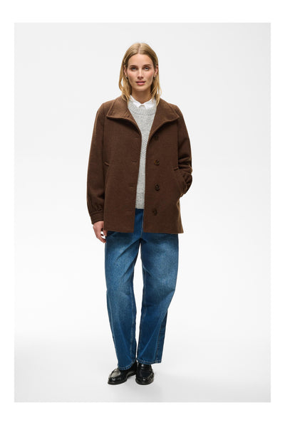 CeciliaPW Outerwear Downtown Brown Melange - 19122 - 30310639 Thumbnail