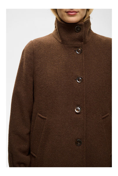 CeciliaPW Outerwear Downtown Brown Melange - 19122 - 30310639 Thumbnail