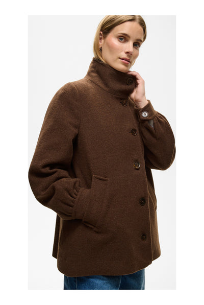 CeciliaPW Outerwear Downtown Brown Melange - 19122 - 30310639 Thumbnail