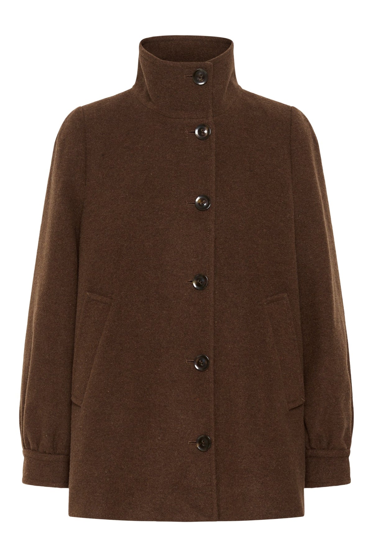 CeciliaPW Outerwear Downtown Brown Melange - 19122 - 30310639