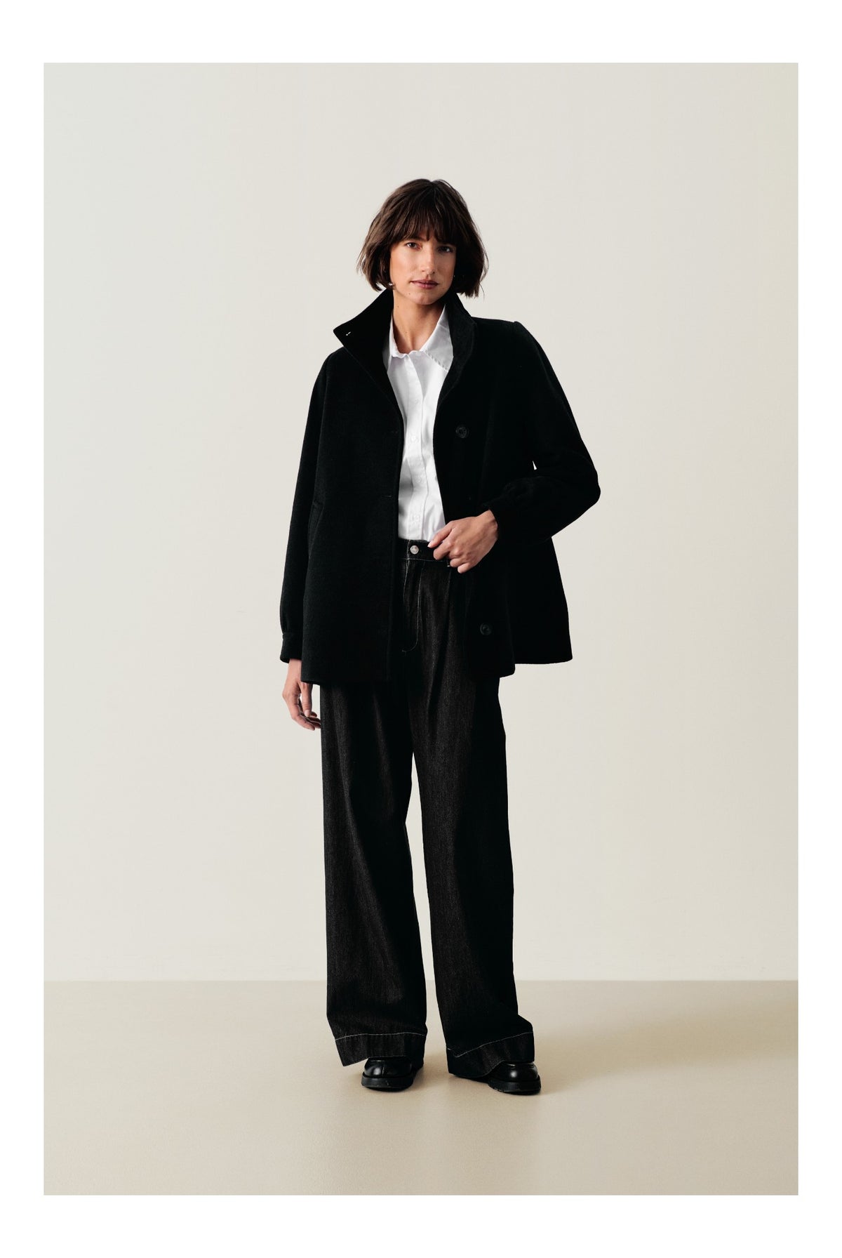 CeciliaPW Outerwear Black - 194008 - 30310639