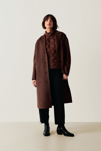 LorelaianaPW Ytterkläder Downtown Brown Melange - 19122 - 30310641 Thumbnail