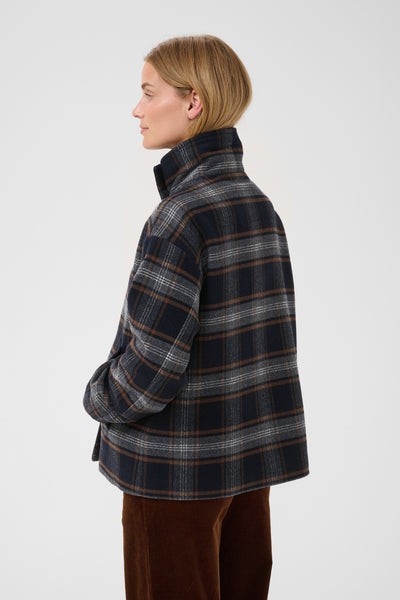 CellyPW Outerwear Dark Navy Check - 305066 - 30310643 Thumbnail