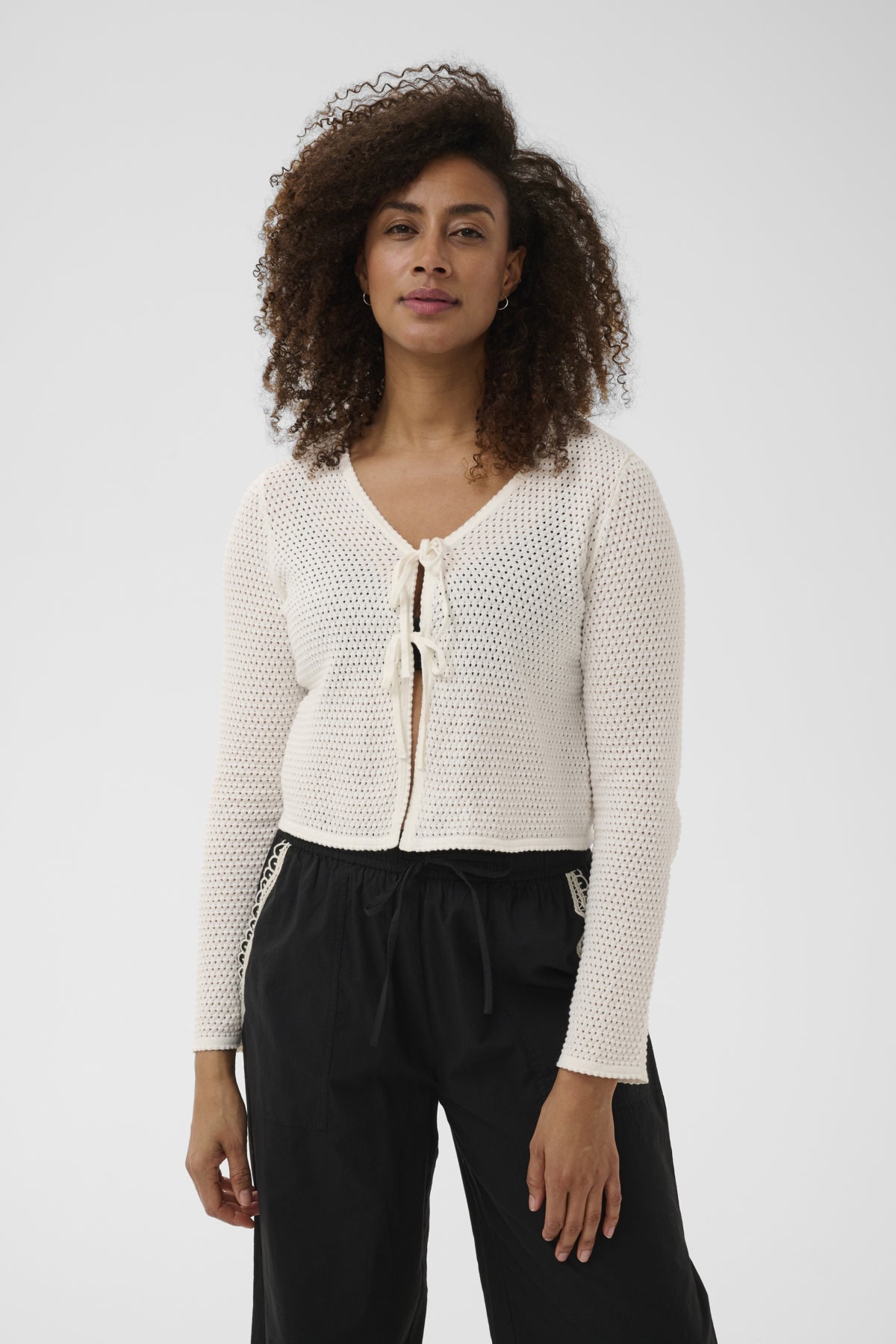 RosefinaPW Cardigan Whisper White - 110701 - 30310648