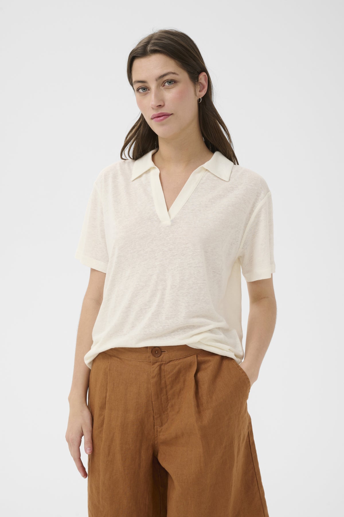 BerlinaPW T-shirt Whisper White - 110701 - 30310652