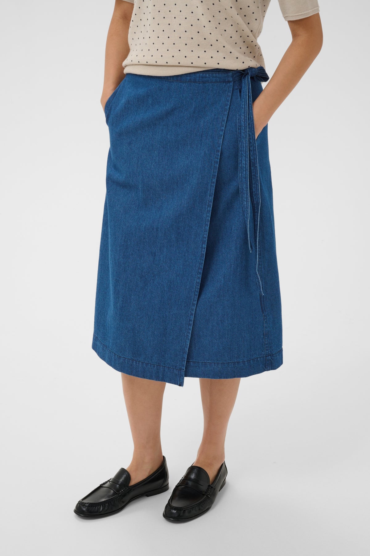 DaryaPW Kjole Medium Dark Blue Denim - 30015 - 30310673
