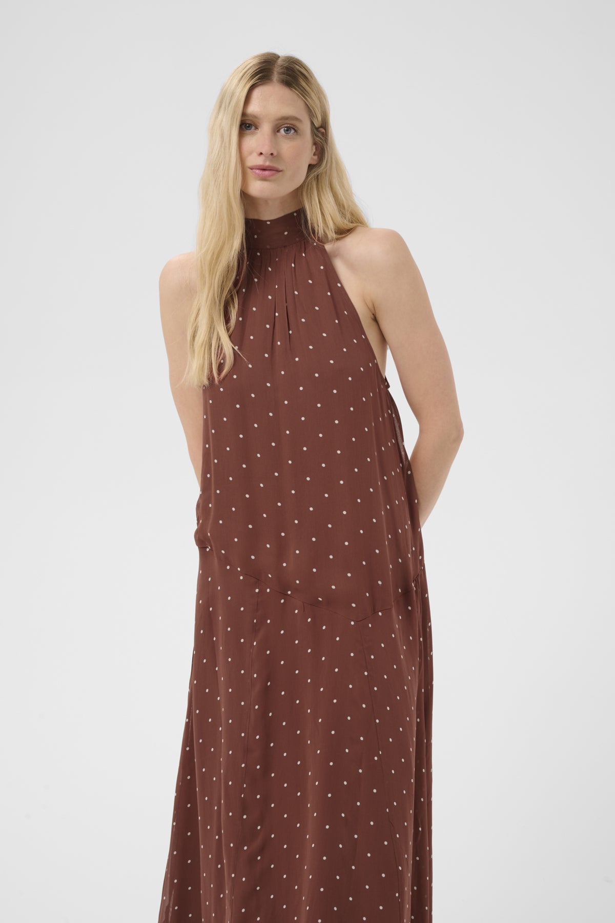 DorthemiePW Klänning Roasted Russet Dot Print - 305 - 30310687