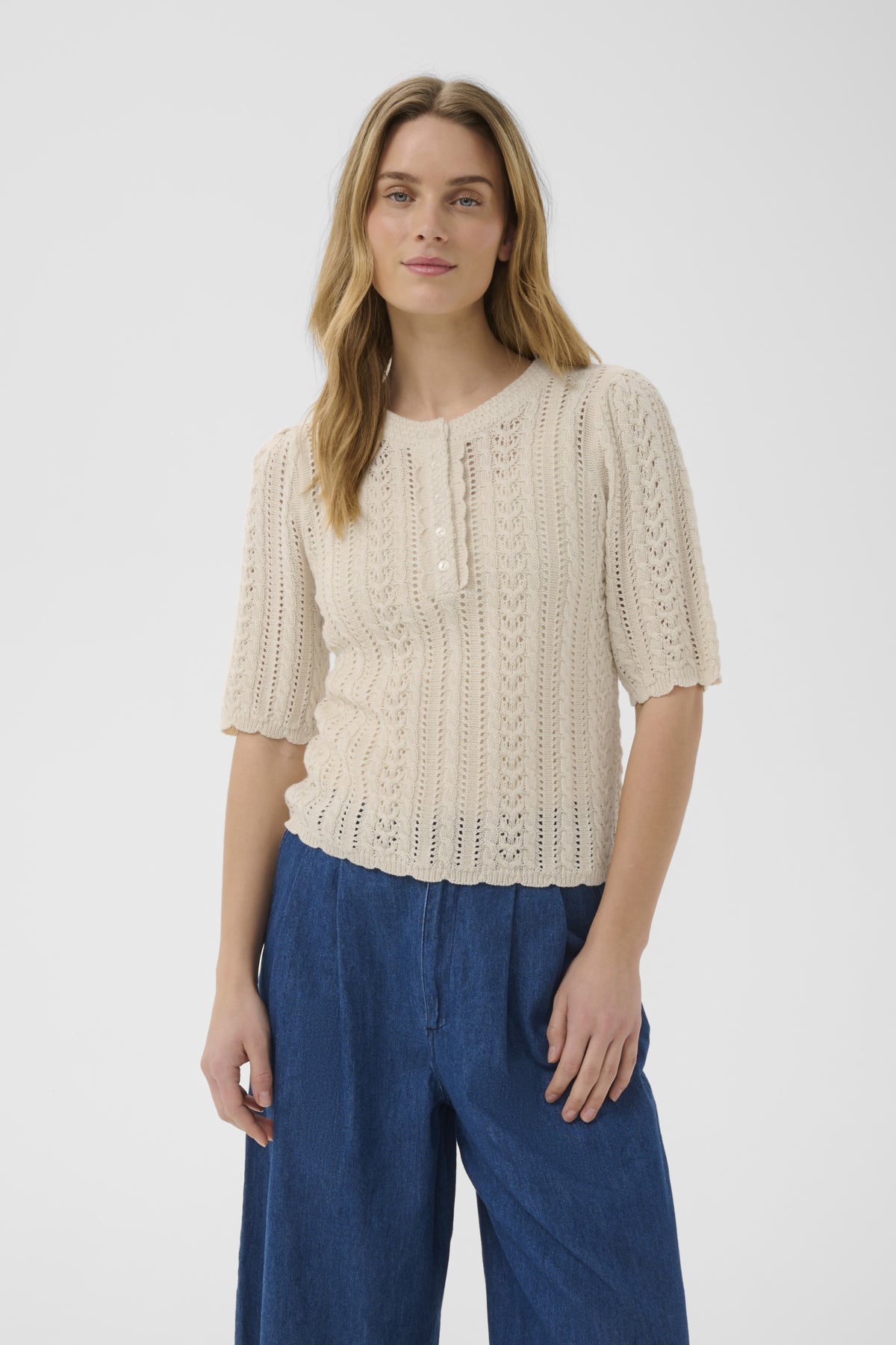 DarnellaPW Pullover Whitecap Gray - 120304 - 30310705