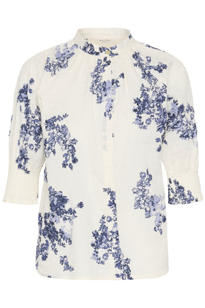 AlmerasPW Skjorta Blue Shadow Flower Print - 304 - 30310709