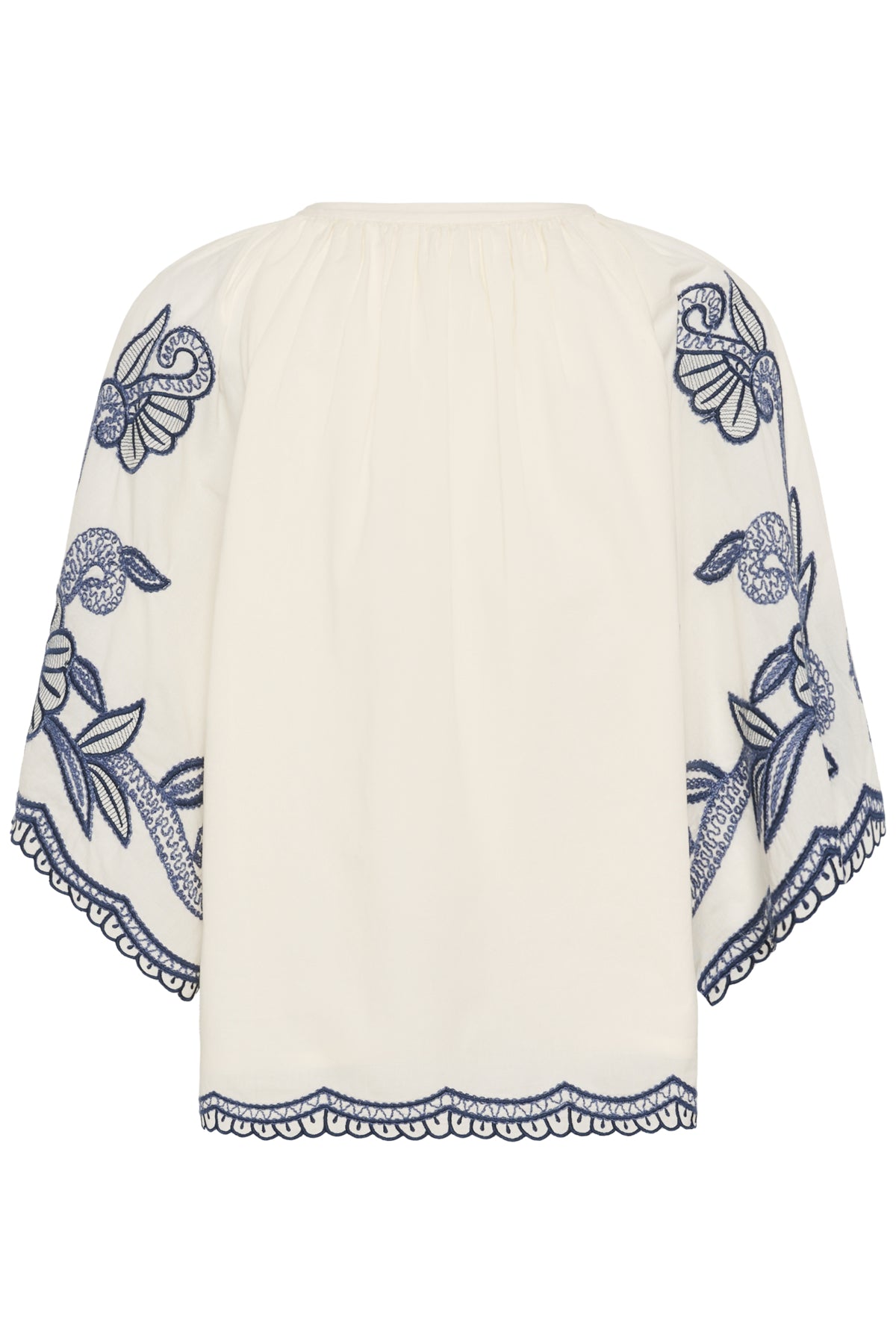 BianchaPW Blus Whisper White W Blue emb - 304 - 30310743