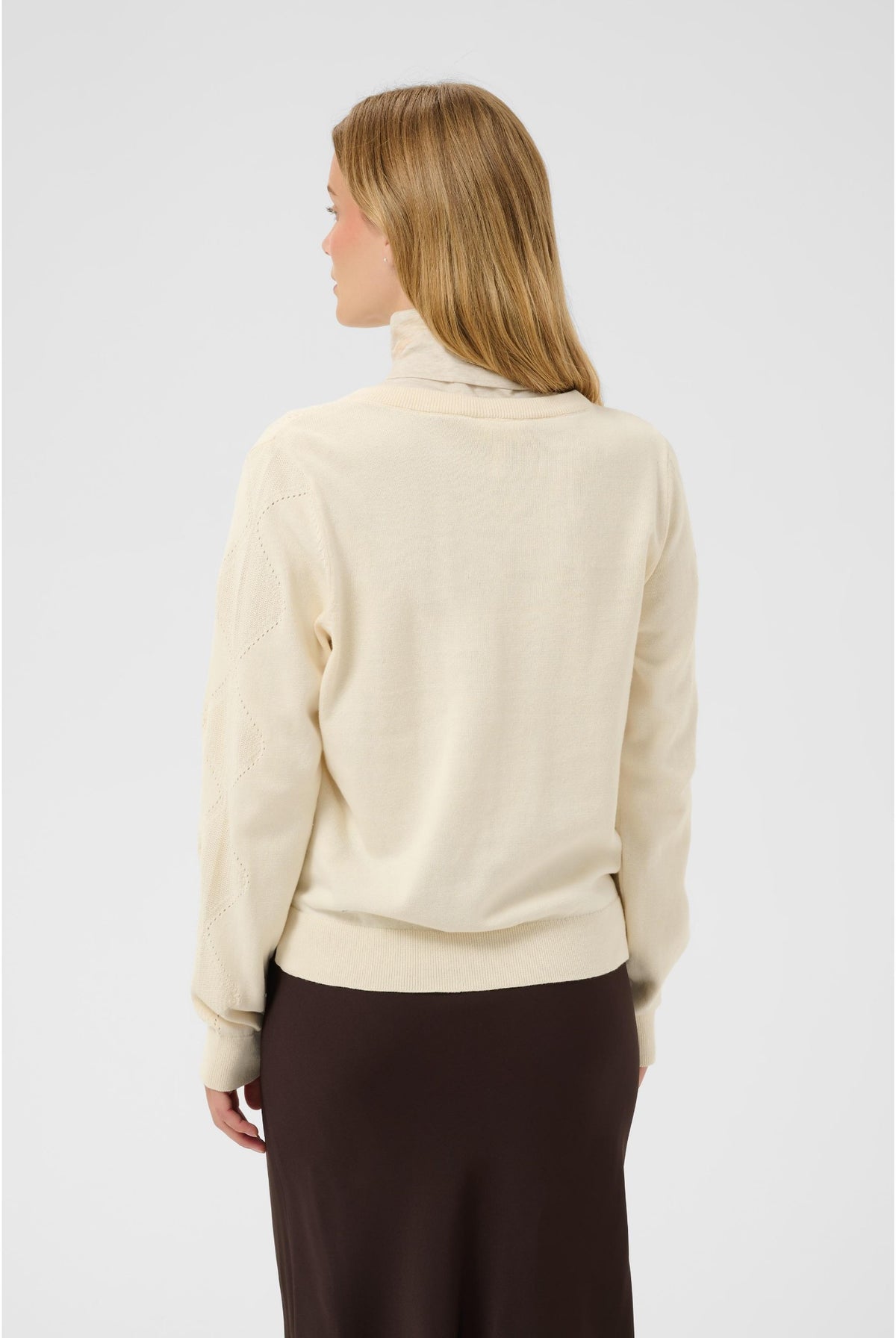 CiannaPW Cardigan Whitecap Gray - 120304 - 30310793