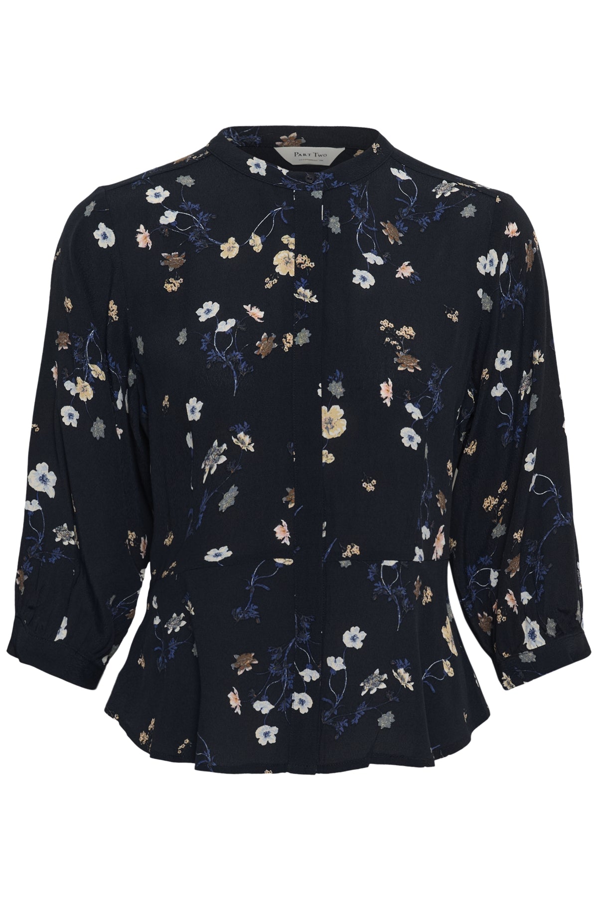 ConstantinaPW Skjorta Dark Navy Botanical Flower - 3 - 30310806