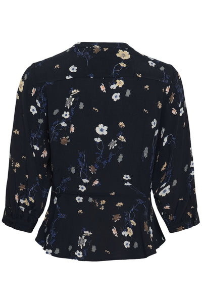 ConstantinaPW Skjorta Dark Navy Botanical Flower - 3 - 30310806 Thumbnail