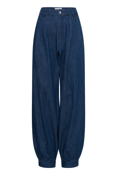 ChrisellePW Byxor Medium Mörkblå Denim - 30015 - 30310814 Thumbnail