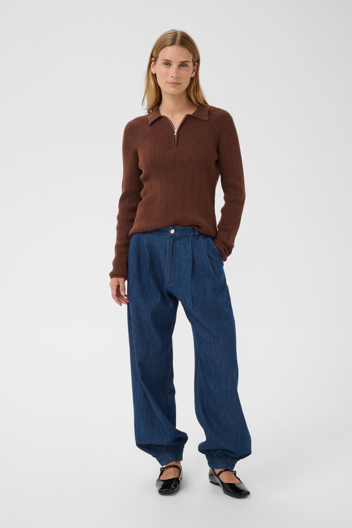 ChrisellePW Byxor Medium Mörkblå Denim - 30015 - 30310814