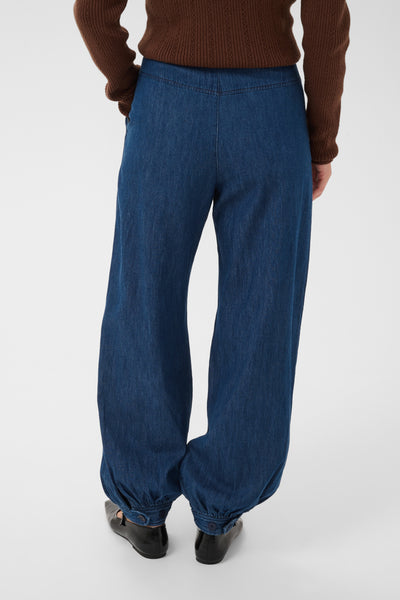 ChrisellePW Byxor Medium Mörkblå Denim - 30015 - 30310814 Thumbnail