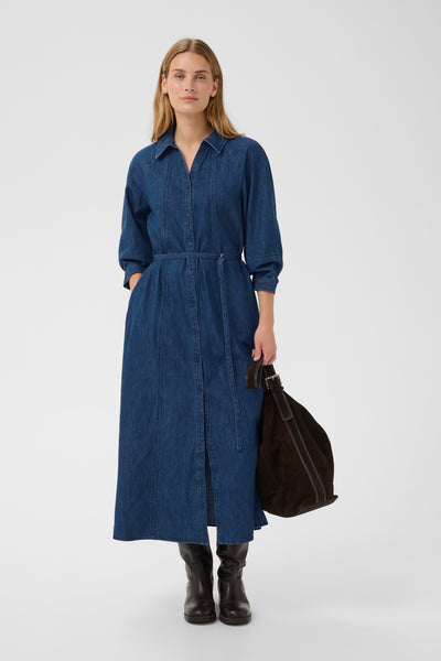 ChrestinaPW Klänning Medium Mörkblå Denim - 30015 - 30310816 Thumbnail