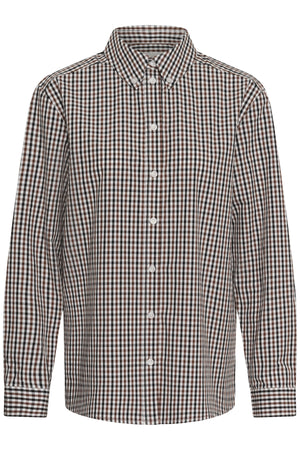ChrestellaPW Skjorta Downton Brown Check - 305339 - 30310817