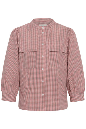ChinettePW Skjorta Brandied Apricot Check - 30551 - 30310819