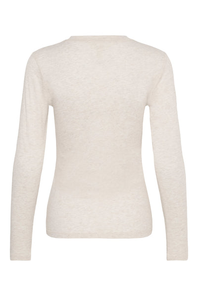ChattiaPW T-shirt Whitecap Melange - 1203041 - 30310829 Thumbnail