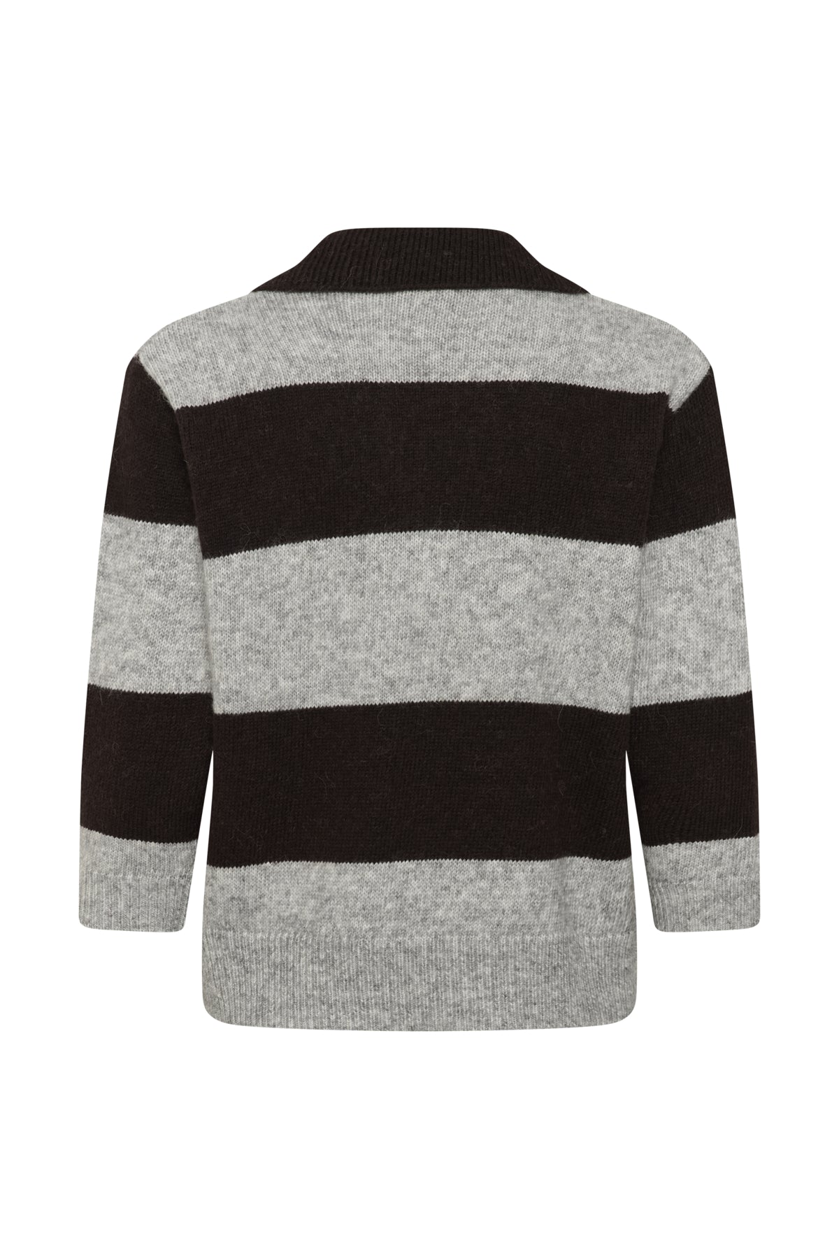 CharlottPW Pullover Molé/Grey melange stripe - 305 - 30310833