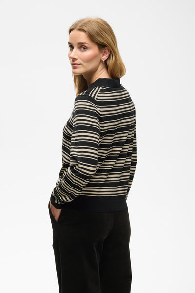 ChannanPW Pullover Black Stripe - 305357 - 30310838 Thumbnail