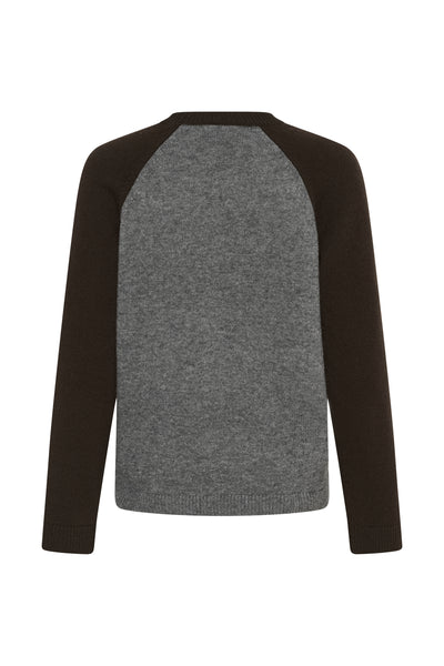 CleoPW Pullover Grå/Mole Colorblock - 305374 - 30310866 Thumbnail