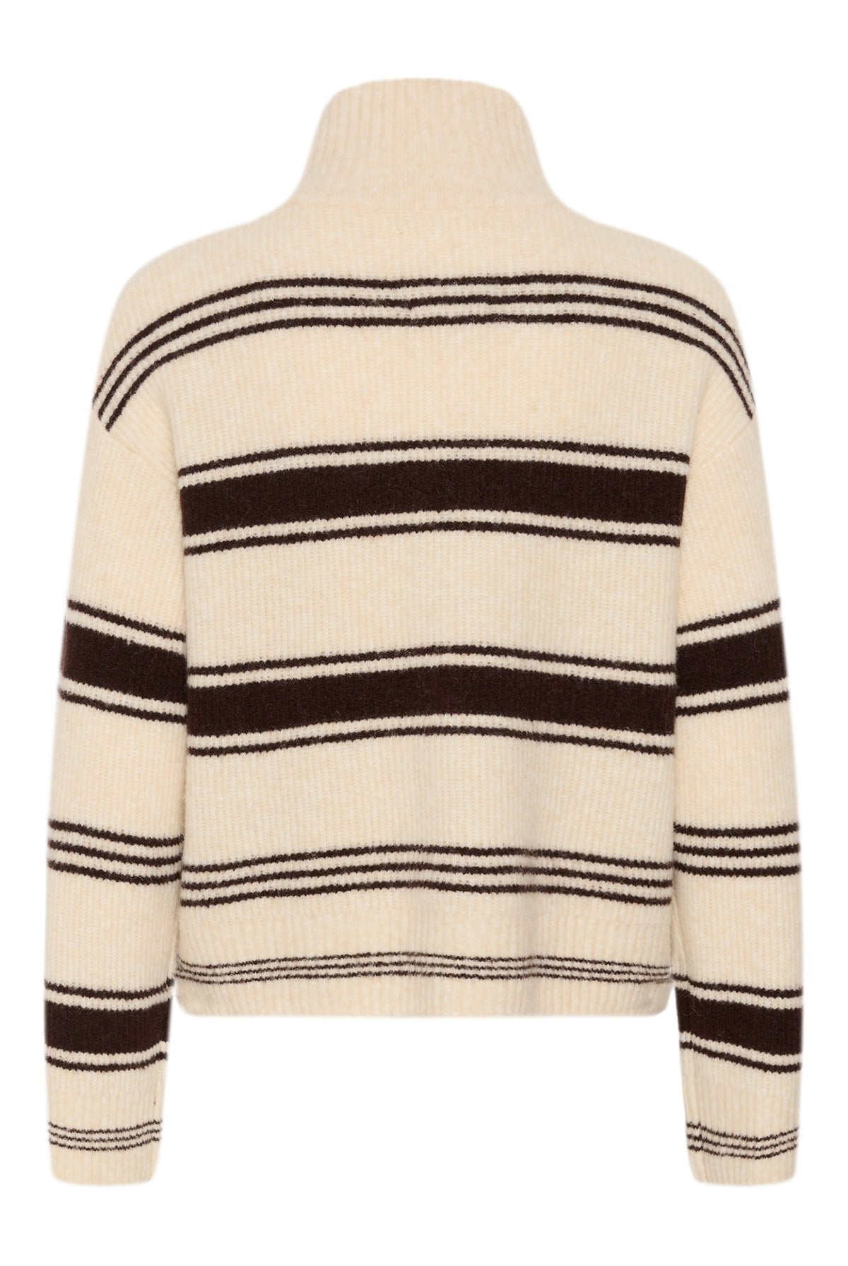 CamiriaPW Pullover Off White m. Bruna Ränder - 3 - 30310870