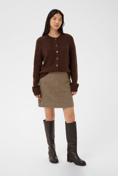 JulissaPW Skirt Brown Check - 305379 - 30310903 Thumbnail
