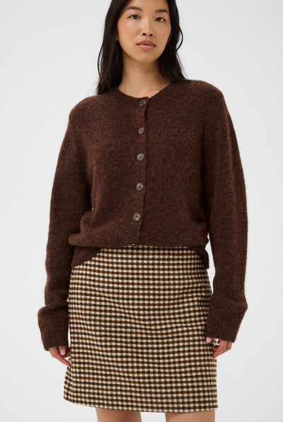 JulissaPW Skirt Brown Check - 305379 - 30310903 Thumbnail