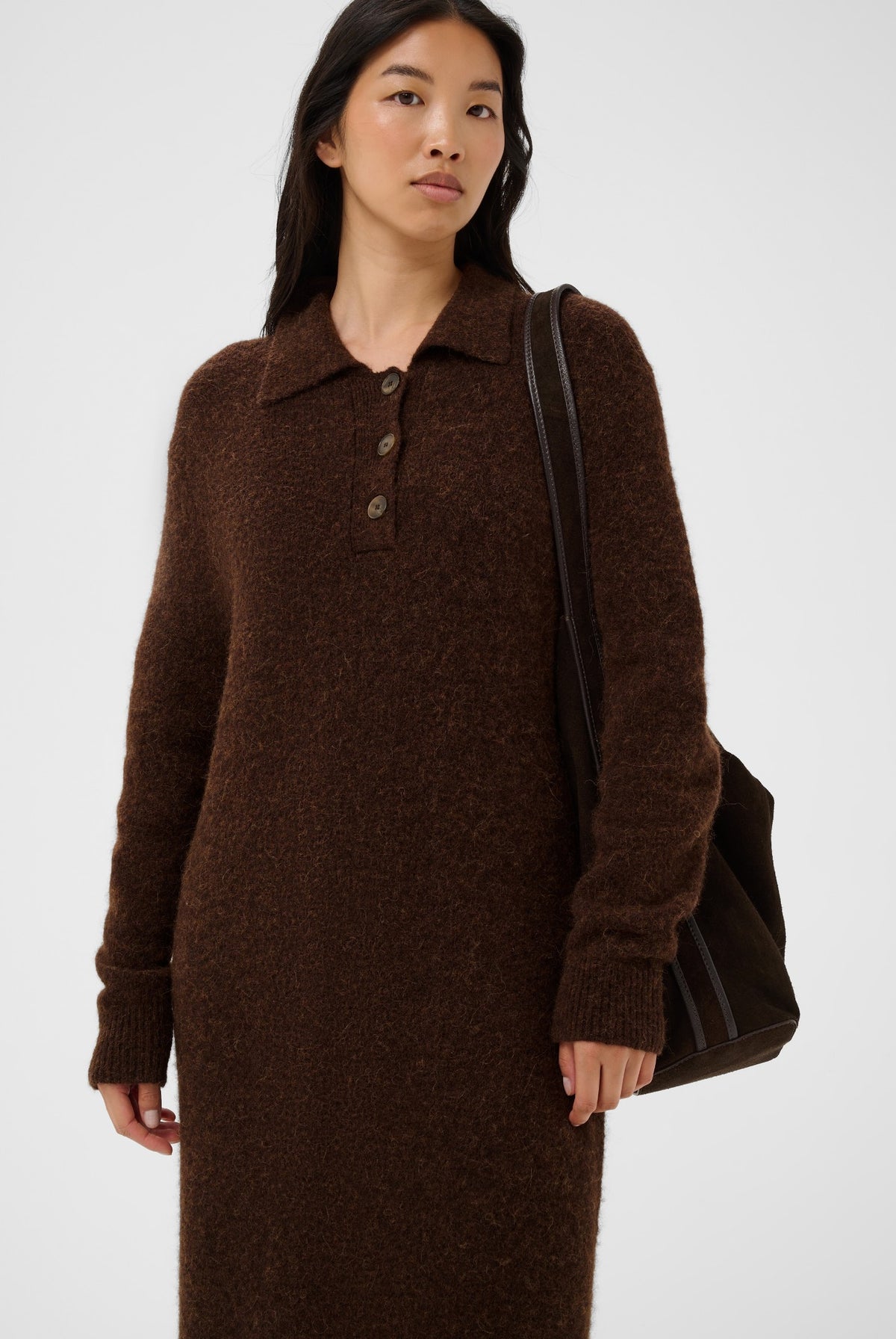 ChiliePW Klänning Downtown Brown Melange - 19122 - 30310913