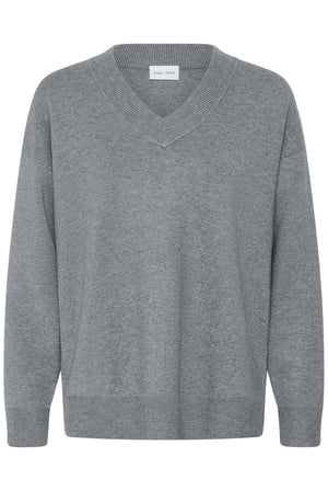 ChantallyPW Tröja Medium Grey Melange - 1802011 - 30310916